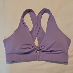Fabletics Purple Sports Bra with Performance Fabric